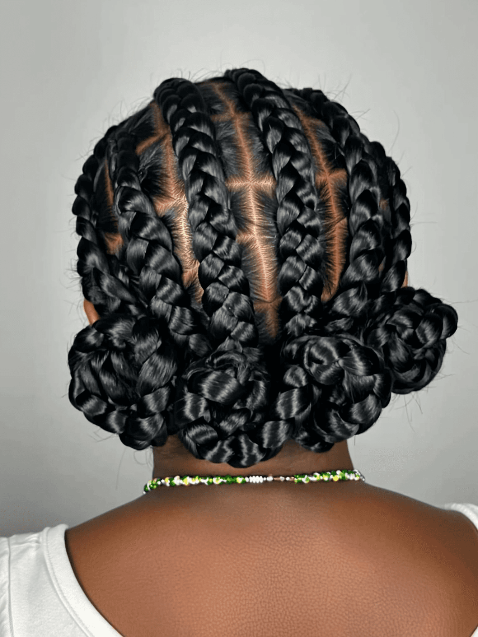 Modern layered bob haircut