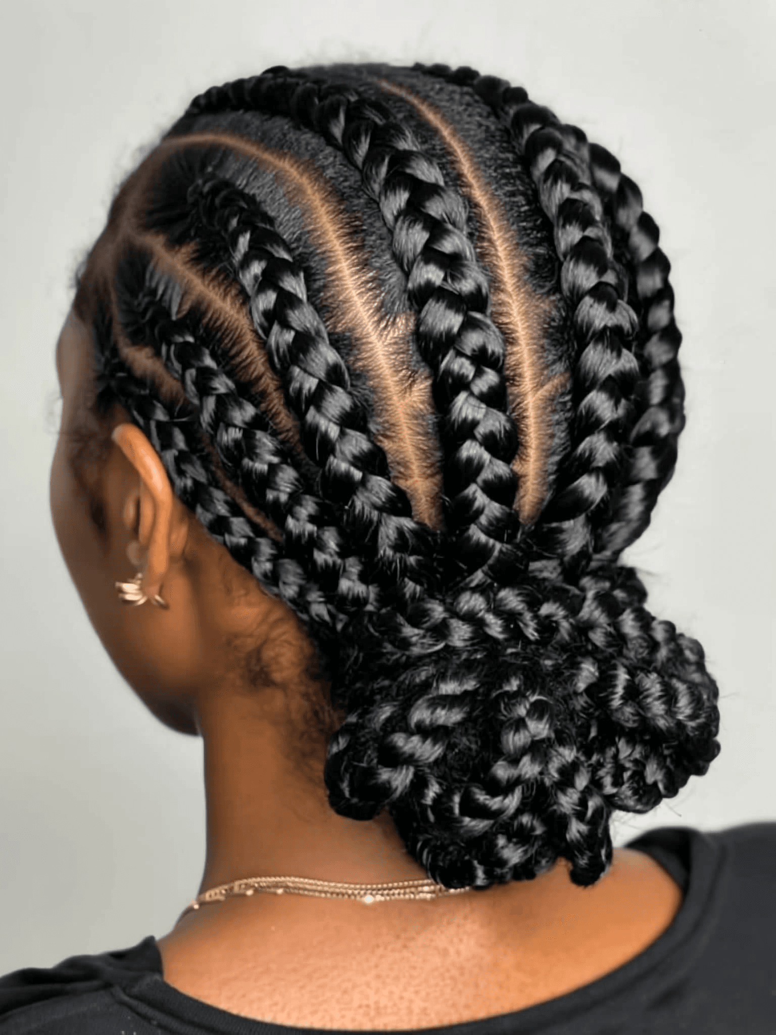 Hair extensions before and after